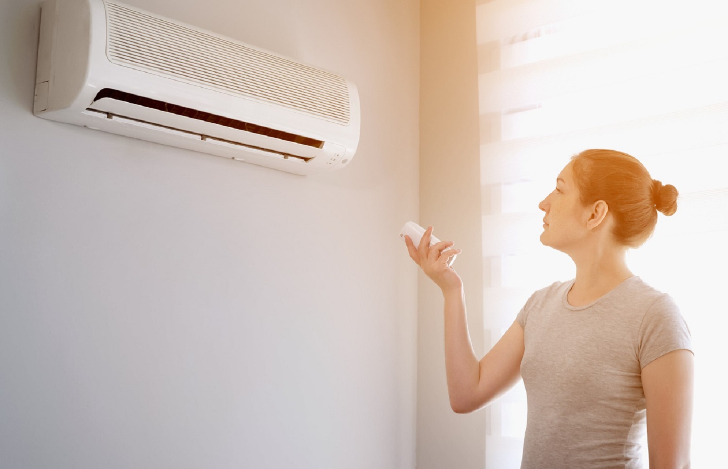 AC warm air