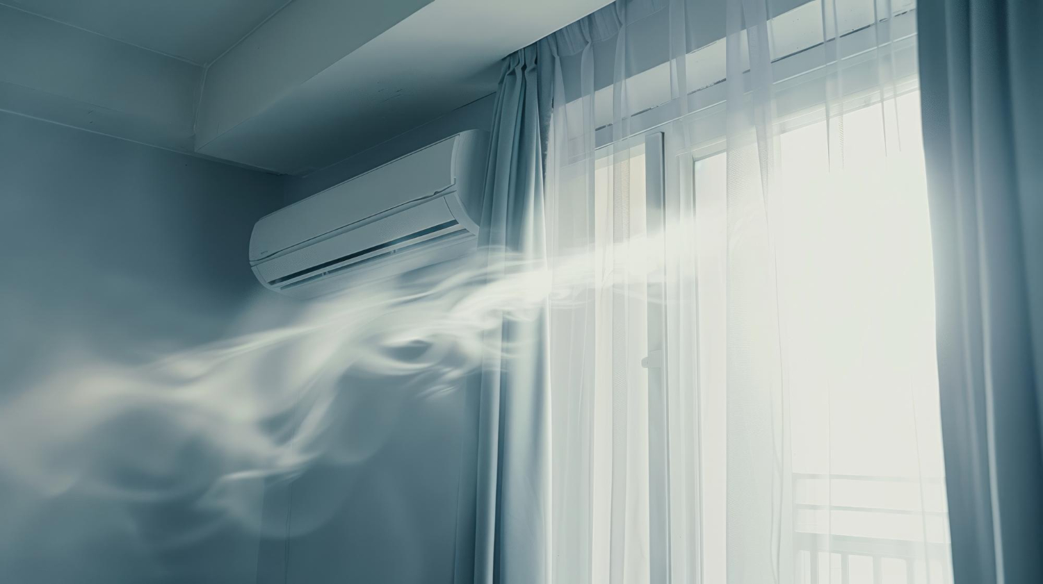 mini split AC smell